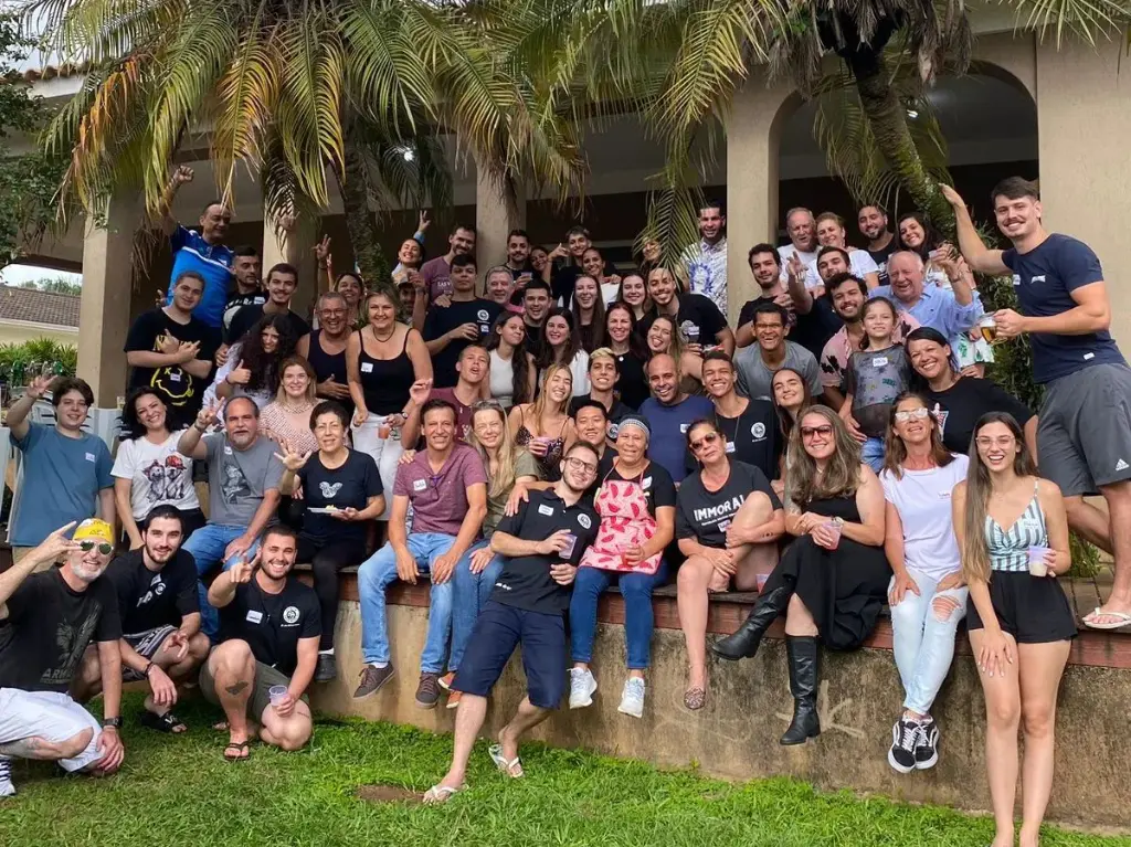 A família Irmãos Metralha reunida